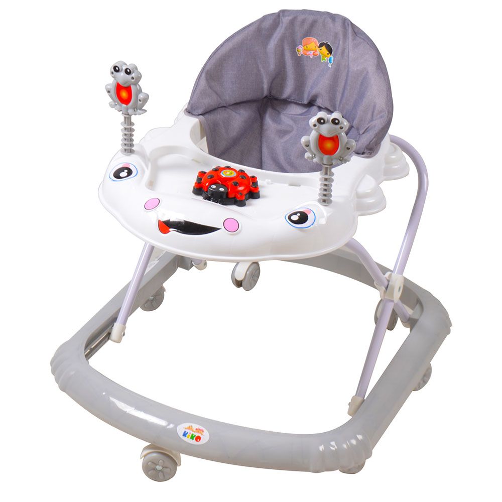 Kiko - 2008N Baby Walker With Toys - Grey