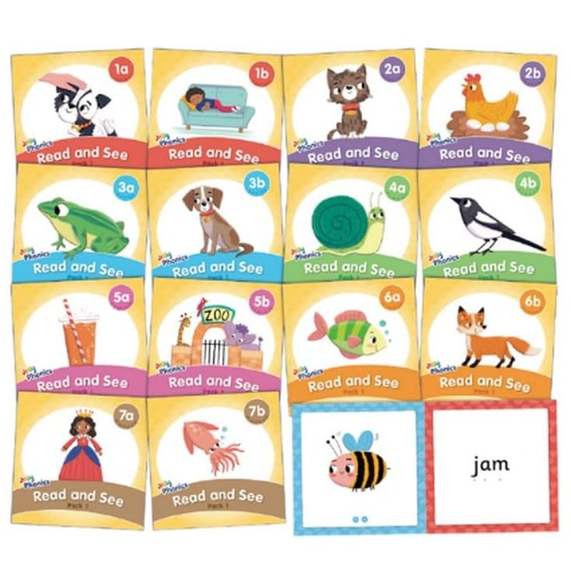 Jolly Phonics Read And See Pack 1 - Pack of 14