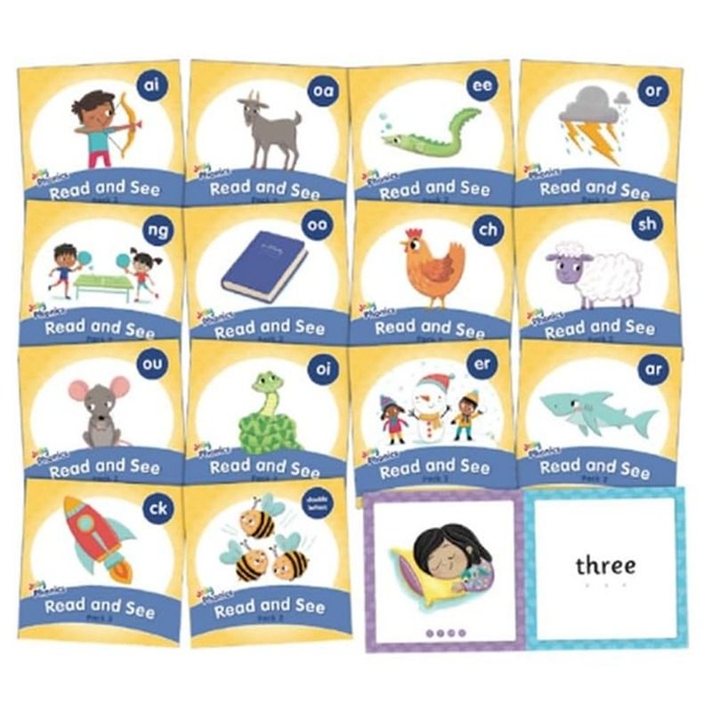 Jolly Phonics Read And See Pack 2 - Pack of 14