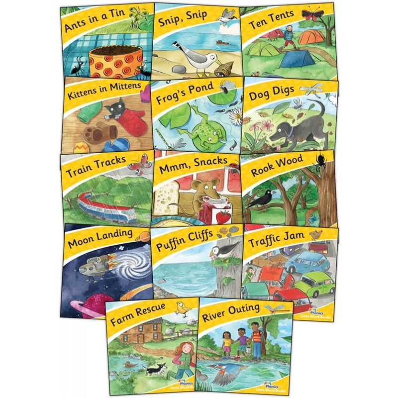 Jolly Phonics Little Word Books - Pack of 14