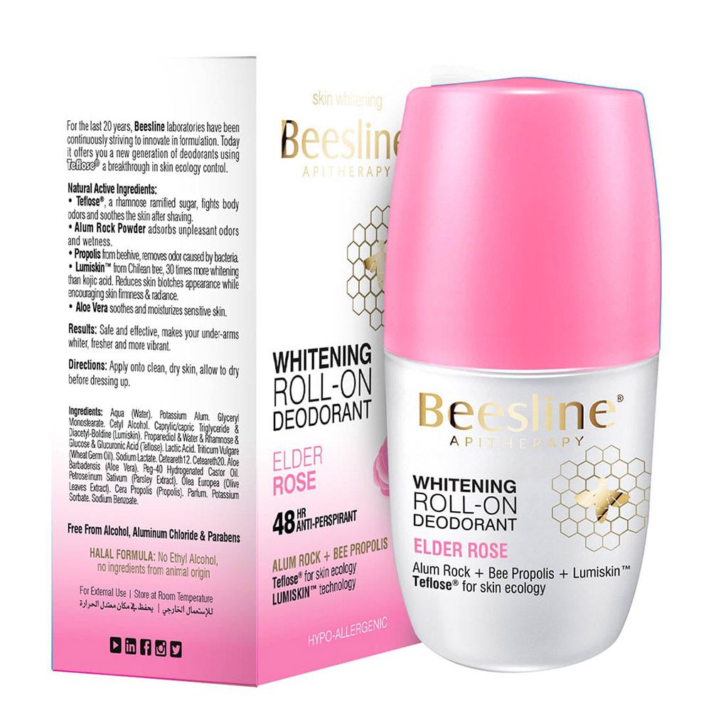 Beesline - Whitening Roll-On Deodorant - Eler Rose