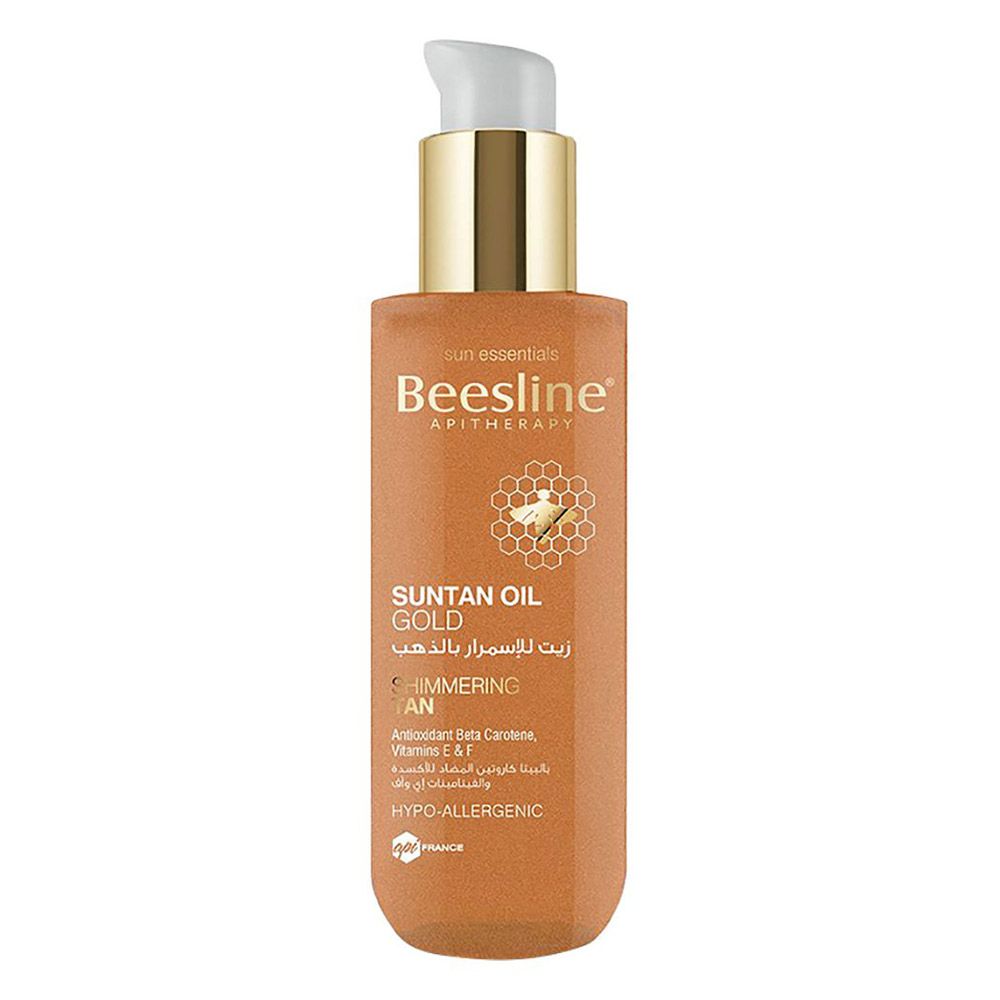 Beesline - Suntan Oil - Shimmering Gold - 200 ml