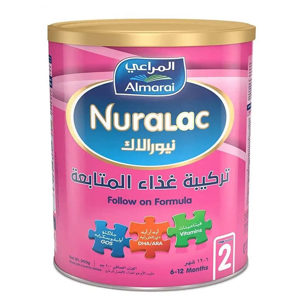 نيورالاك - مسحوق حليب النمو المرحلة 2 للأطفال - 900 جم