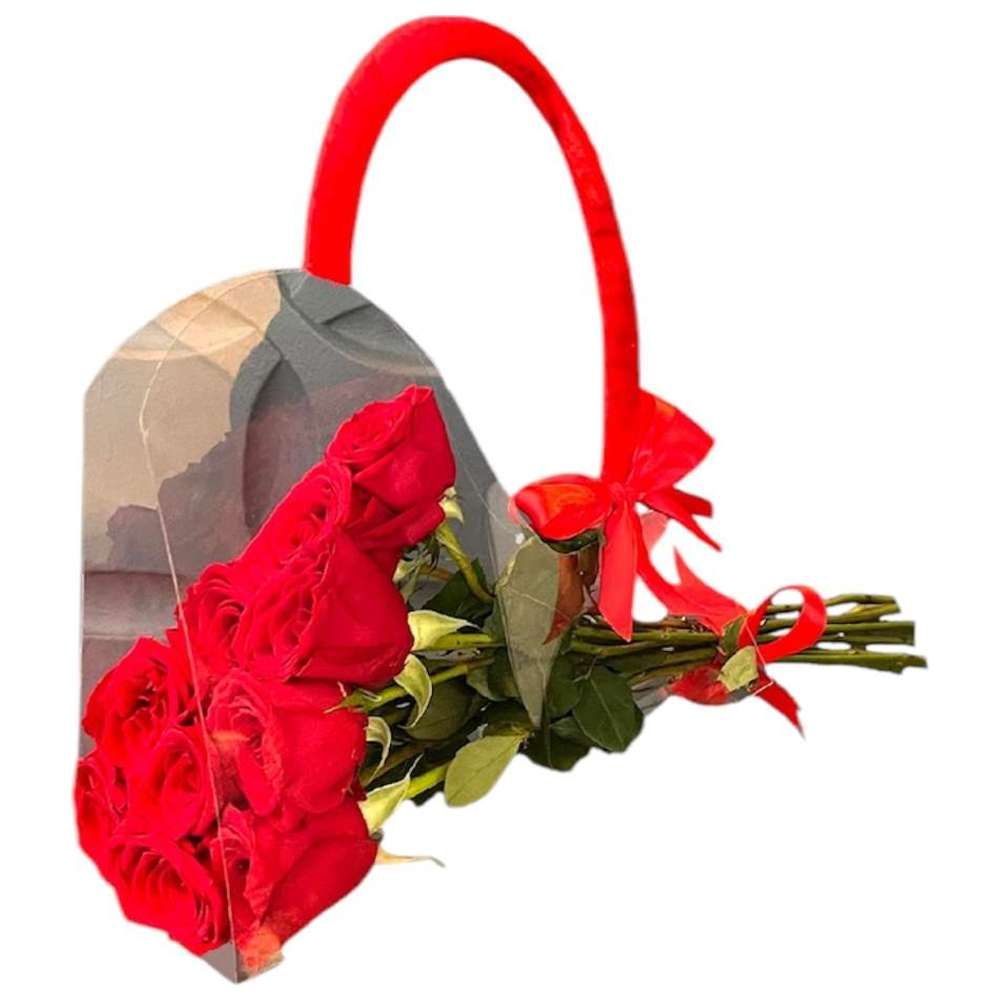 RR Luxury Flowers - Ecuador Red Rose Delight Flower Bouquet
