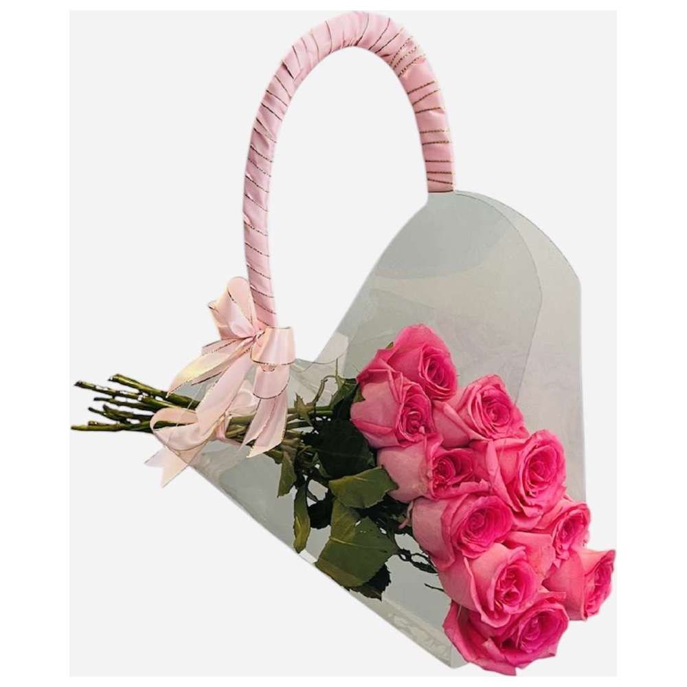 RR Luxury Flowers - Pink Rose Delight Flower Bouquet