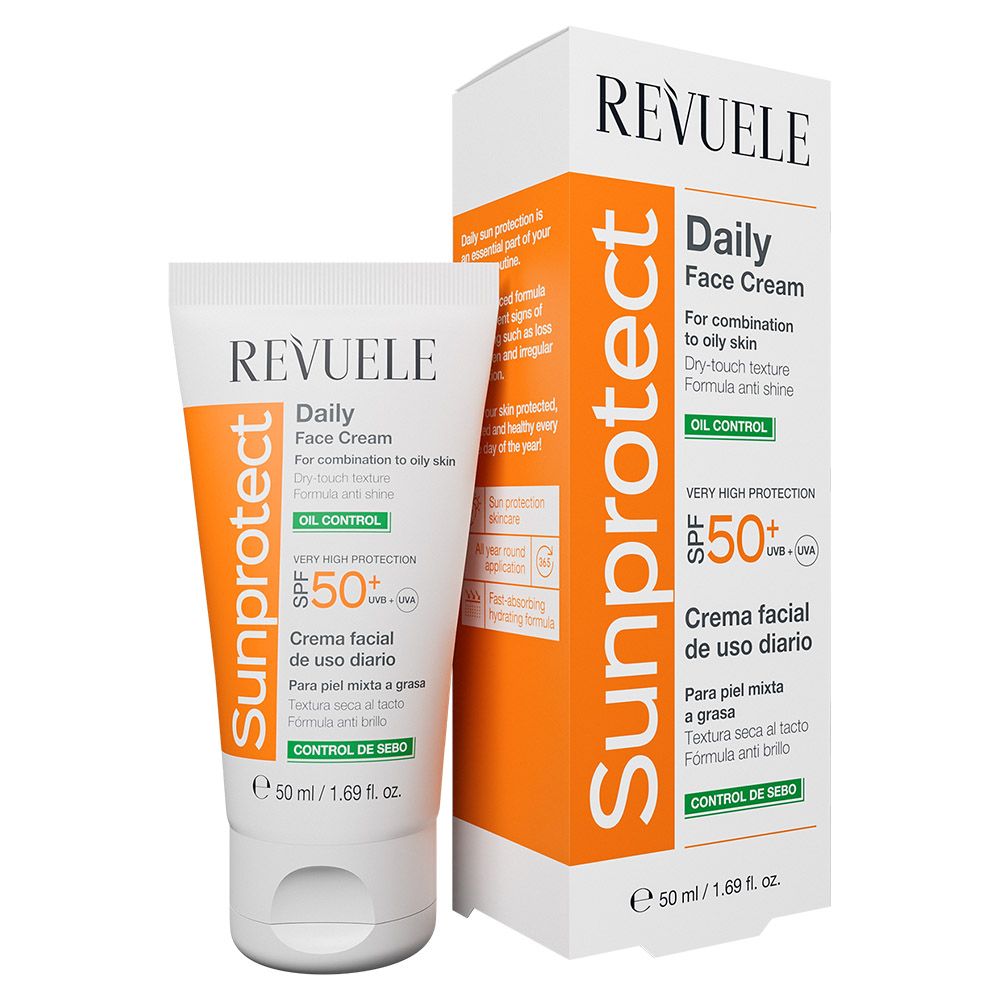 ريفويلي - كريم الوجه للتحكم في الزيت SPF 50+ - 50 مل