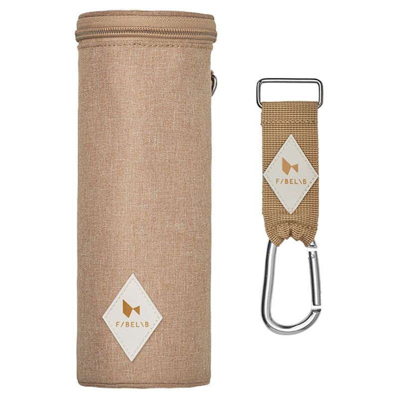 Fabelab - Insulated Bottle Bag with Stroller Strap - Caramel