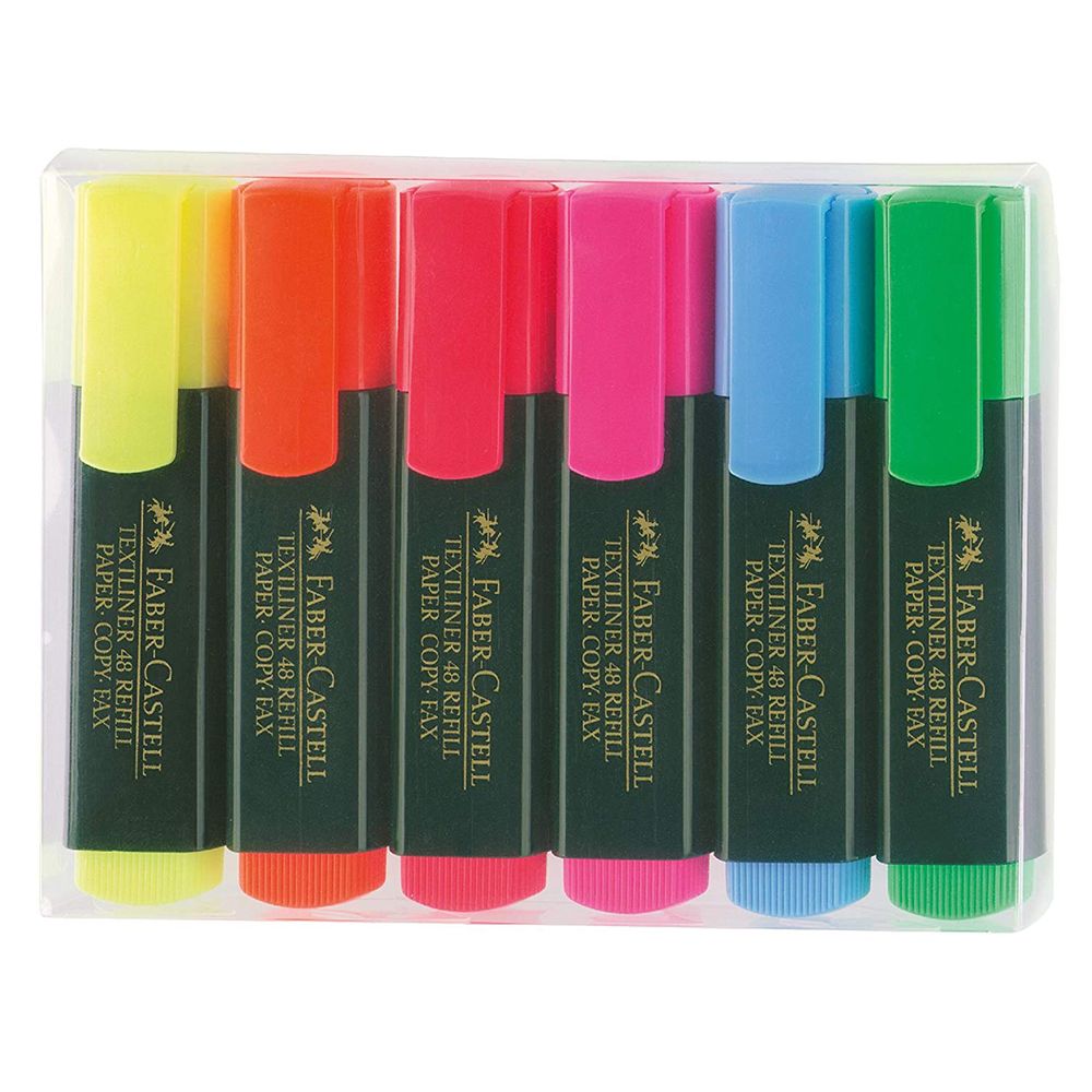 Faber-Castell - Classic Highlighter Wallet 6pcs