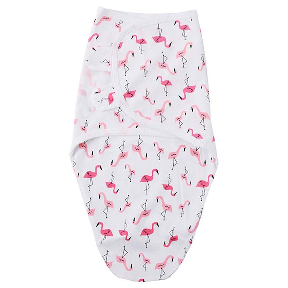 Tiny Toes - Swaddle Wrap - Flamingo