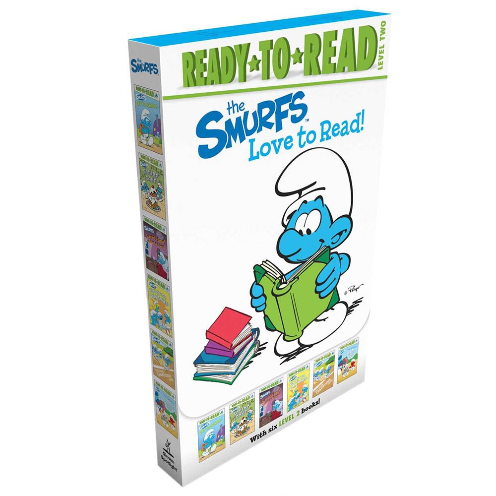 كتاب The Smurfs Love To Read! Off To School! Smurf