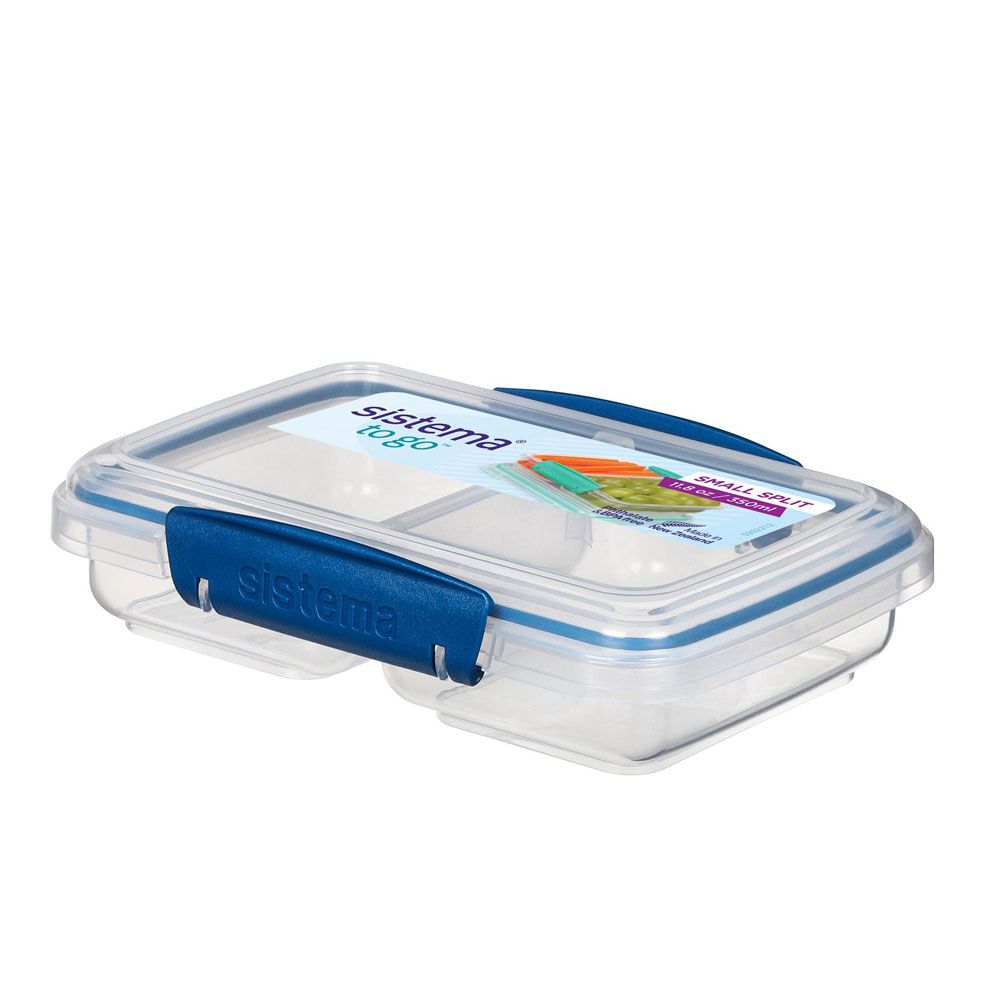 Sistema - Small Split 350ml Clip - Blue