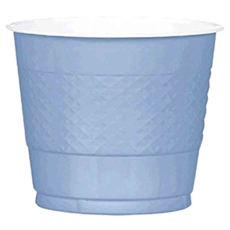 Amscan - Plastic Cups 266ml 20pcs - Pastel Blue