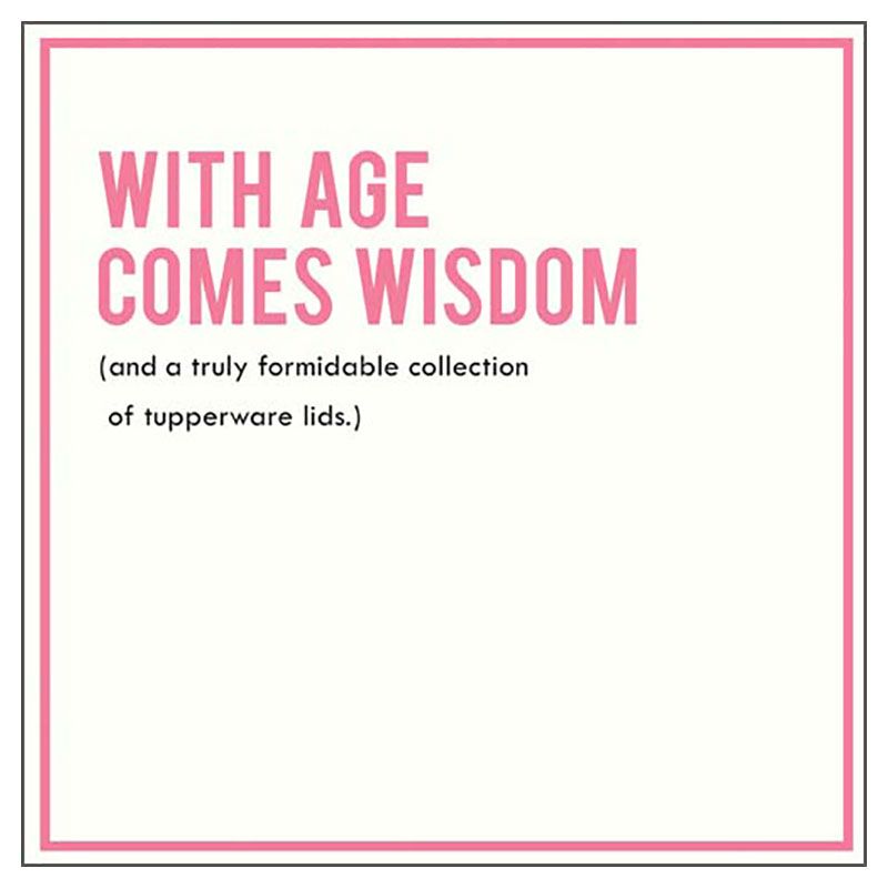 بيجمينت - بطاقة إهداء - With Age Comes Wisdom