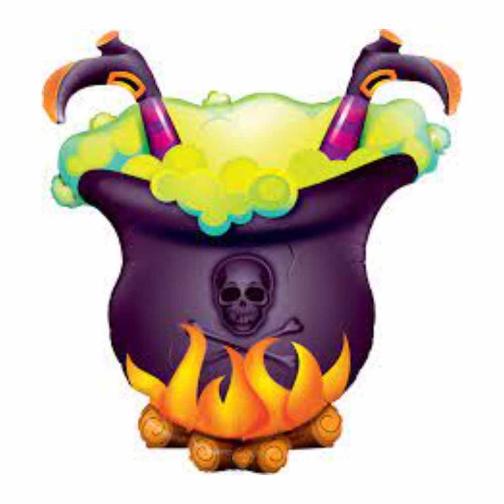 Qualatex - Oopsie Witches Brew Cauldron Foil Balloon 40 Inch