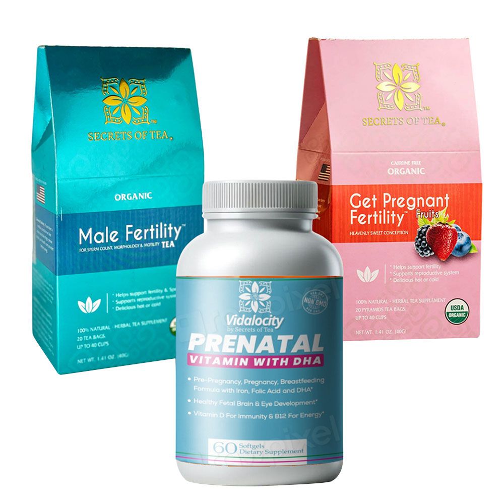 Secrets Of Tea - Conception Supplement with Prenatal Daily Vitamins