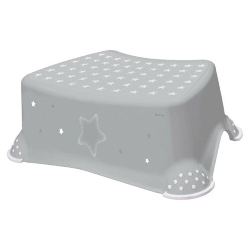 keeeper - Step Stool With Anti Slip Function Stars - Grey